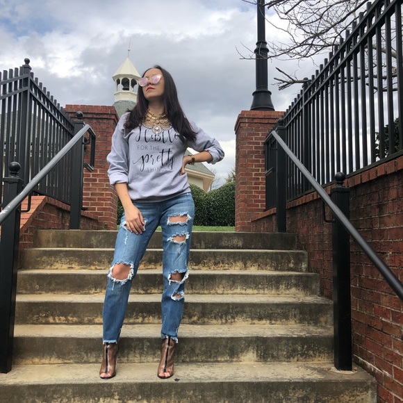 judy blue adelene distressed girlfriend jean